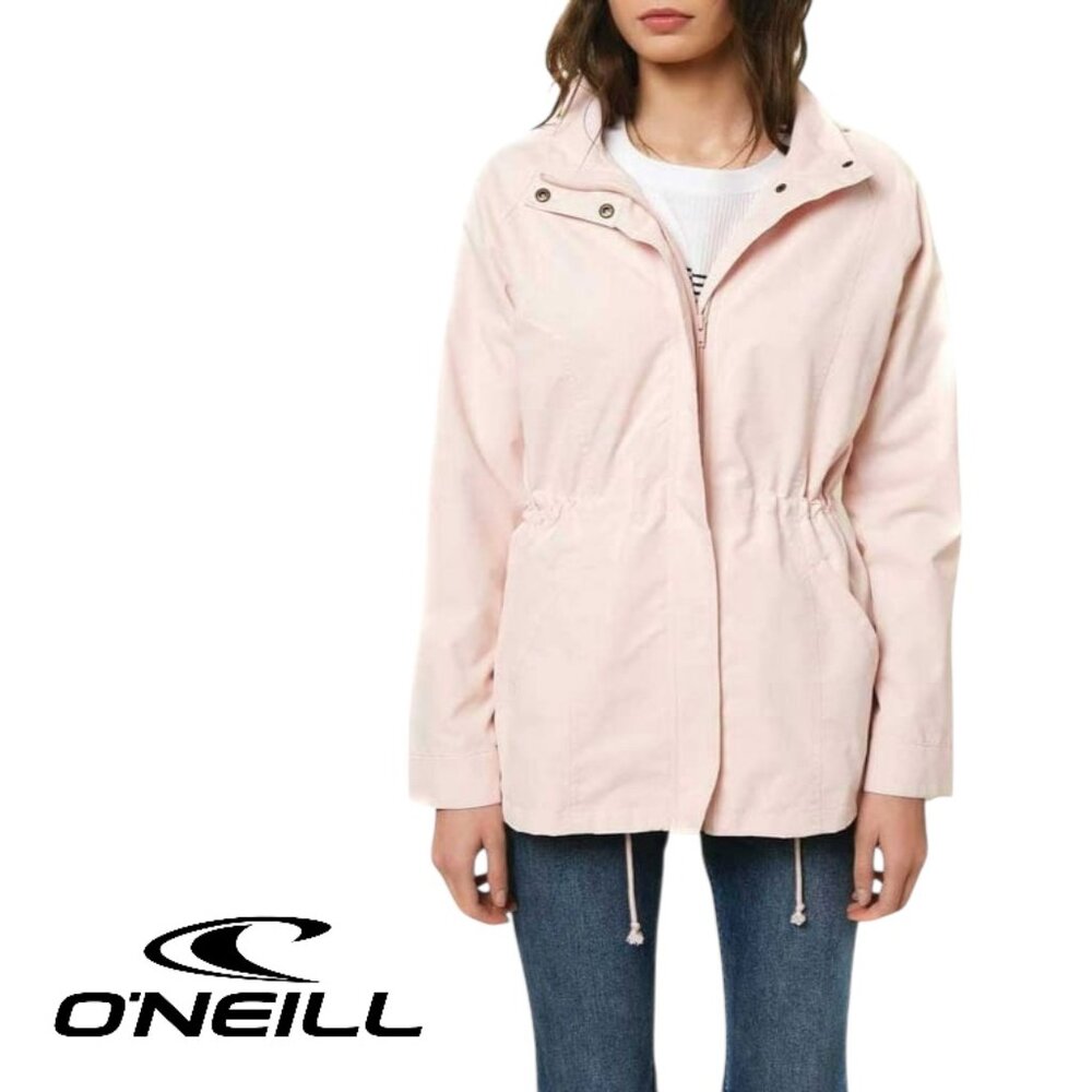 O'Neill Light Pink Utility Rain Jacket Surf Lifestyle Brand